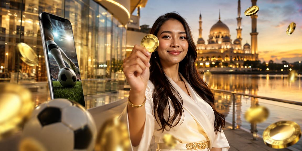 Peminat bola sepak memasang taruhan secara dalam talian